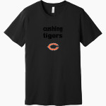 CUSHING HIGH SCHOOL TIGERS BELLA+CANVAS Unisex Jersey Short Sleeve Tee Front Thumbnail