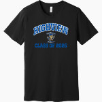 Highview Hawks <span class="pdp-name-mascot">Highview Elementary School Hawks</span> BELLA+CANVAS Unisex Jersey Short Sleeve Tee Front Thumbnail