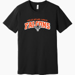 HORACE HOWARD FURNESS HIGH SCHOOL FALCONS <span class="pdp-name-mascot">HORACE HOWARD FURNESS FALCONS</span> BELLA+CANVAS Unisex Jersey Short Sleeve Tee Front Thumbnail