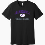 GREENCASTLE HIGH SCHOOL TIGER CUBS BELLA+CANVAS Unisex Jersey Short Sleeve Tee Front Thumbnail