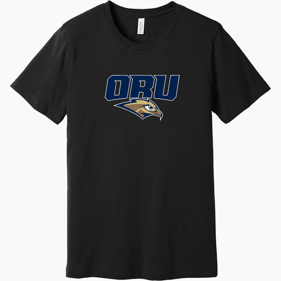 Oral Roberts Golden Eagles <span class="pdp-name-mascot">Oral Roberts Golden Eagles</span> BELLA+CANVAS Unisex Jersey Short Sleeve Tee