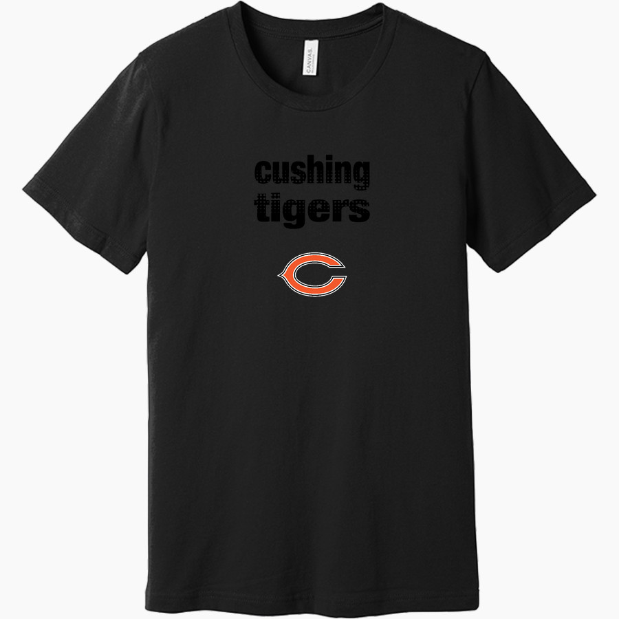 CUSHING HIGH SCHOOL TIGERS BELLA+CANVAS Unisex Jersey Short Sleeve Tee