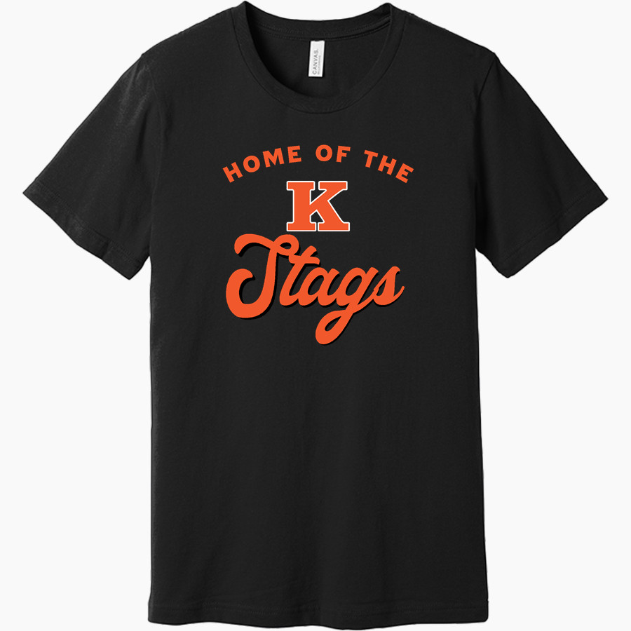 KINGSLEY HIGH SCHOOL STAGS <span class="pdp-name-mascot">KINGSLEY AREA STAGS</span> BELLA+CANVAS Unisex Jersey Short Sleeve Tee