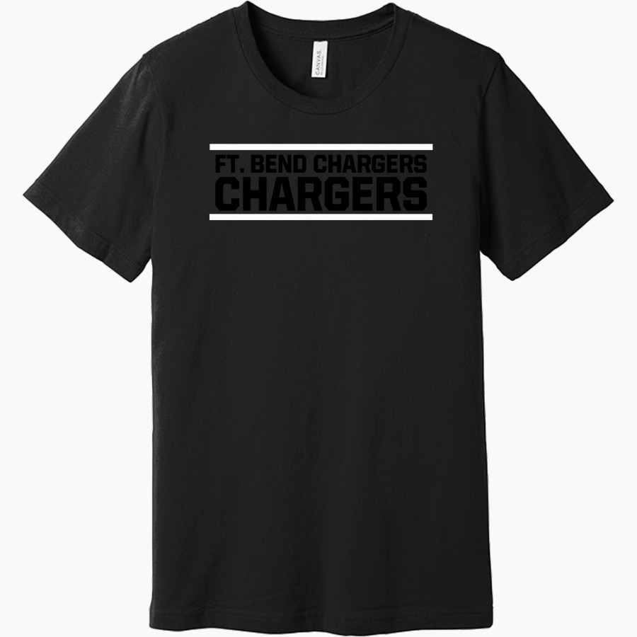 Ft. Bend Chargers Chargers <span class="pdp-name-mascot">Ft. Bend Chargers Chargers</span> BELLA+CANVAS Unisex Jersey Short Sleeve Tee