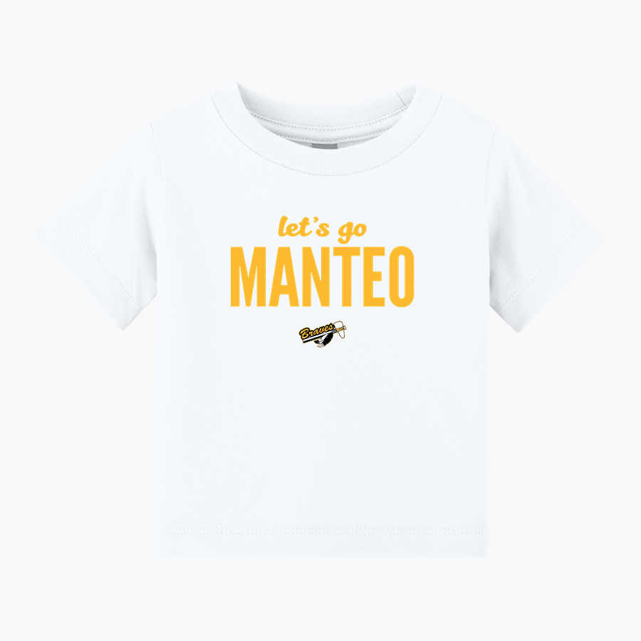 Manteo Braves BELLA+CANVAS Infant Jersey Short Sleeve Tee