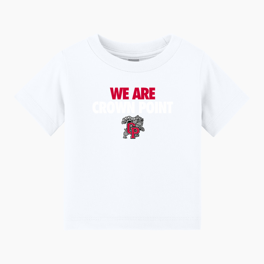 Crown Point Bulldogs BELLA+CANVAS Infant Jersey Short Sleeve Tee