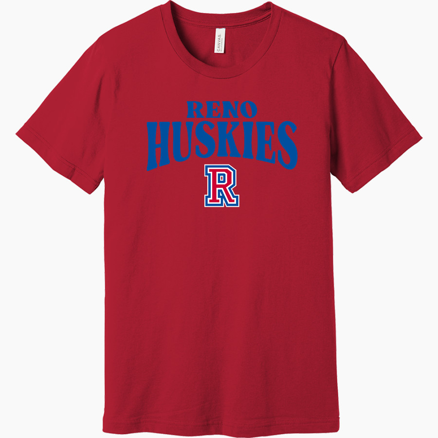 RENO HIGH SCHOOL HUSKIES BELLA+CANVAS Unisex Jersey Short Sleeve Tee