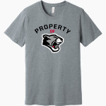 MENAUL SCHOOL PANTHERS BELLA+CANVAS Unisex Heather CVC Short Sleeve Tee Front Thumbnail