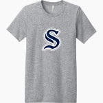 SPRINGFIELD TOWNSHIP HIGH SCHOOL SPARTANS <span class="pdp-name-mascot">SPRINGFIELD TOWNSHIP SPARTANS</span> BELLA+CANVAS Unisex Heather CVC Short Sleeve Tee Front Thumbnail