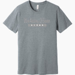 Utica Academy Of Science Atoms BELLA+CANVAS Unisex Heather CVC Short Sleeve Tee Front Thumbnail