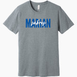 Marian SABRES <span class="pdp-name-mascot">Marian University SABRES</span> BELLA+CANVAS Unisex Heather CVC Short Sleeve Tee Front Thumbnail