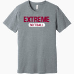 EXTREME SOFTBALL EXTREME SOFTBALL BELLA+CANVAS Unisex Heather CVC Short Sleeve Tee Front Thumbnail