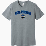 Real Phenom Basketball <span class="pdp-name-mascot">Real Phenom Basketball Club</span> BELLA+CANVAS Unisex Heather CVC Short Sleeve Tee Front Thumbnail