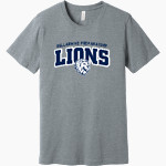 BELLARMINE PREPARATORY SCHOOL LIONS BELLA+CANVAS Unisex Heather CVC Short Sleeve Tee Front Thumbnail