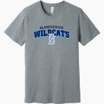 BLANCHESTER HIGH SCHOOL WILDCATS <span class="pdp-name-mascot">BLANCHESTER WILDCATS</span> BELLA+CANVAS Unisex Heather CVC Short Sleeve Tee Front Thumbnail