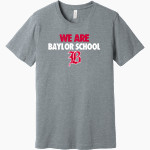 Baylor School Red Raiders <span class="pdp-name-mascot">Baylor School Red Raiders</span> BELLA+CANVAS Unisex Heather CVC Short Sleeve Tee Front Thumbnail