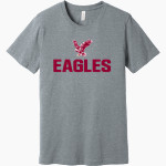 South Heart Eagles BELLA+CANVAS Unisex Heather CVC Short Sleeve Tee Front Thumbnail