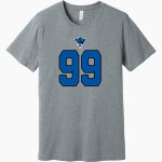 WARREN WOODS TOWER HIGH SCHOOL TITANS BELLA+CANVAS Unisex Heather CVC Short Sleeve Tee Front Thumbnail