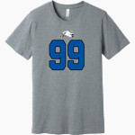 THE YOUNGSTOWN CHRISTIAN SCHOOL EAGLES <span class="pdp-name-mascot">THE YOUNGSTOWN EAGLES</span> BELLA+CANVAS Unisex Heather CVC Short Sleeve Tee Front Thumbnail
