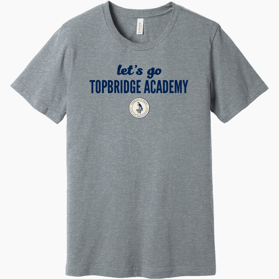 TopBridge Academy Falcons <span class="pdp-name-mascot">TopBridge Academy Falcons</span> BELLA+CANVAS Unisex Heather CVC Short Sleeve Tee
