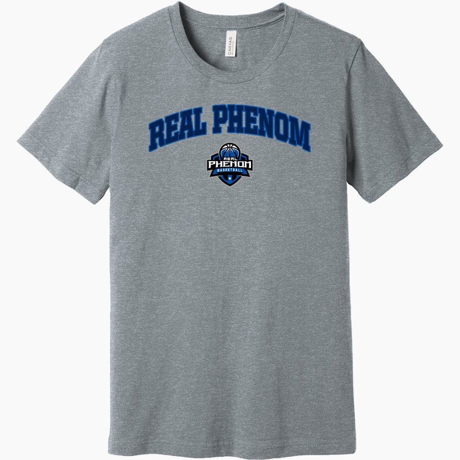 Real Phenom Basketball <span class="pdp-name-mascot">Real Phenom Basketball Club</span> BELLA+CANVAS Unisex Heather CVC Short Sleeve Tee