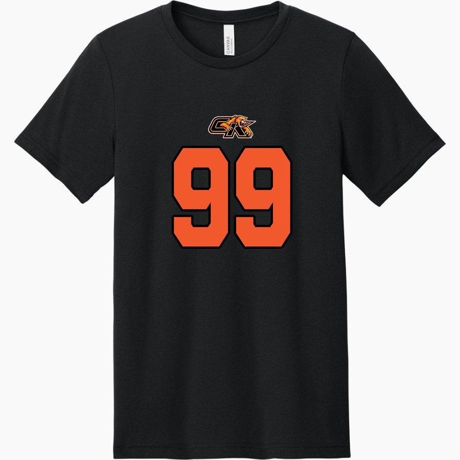 Central Kitsap Cougars <span class="pdp-name-mascot">Central Kitsap Youth Athletics Cougars</span> BELLA+CANVAS Unisex Heather CVC Short Sleeve Tee