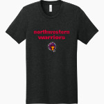 NORTHWESTERN HIGH SCHOOL WARRIORS <span class="pdp-name-mascot">NORTHWESTERN WARRIORS</span> BELLA+CANVAS Unisex Heather CVC Short Sleeve Tee Front Thumbnail