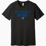 WEST PHILADELPHIA CATHOLIC HIGH SCHOOL BURRS BELLA+CANVAS Unisex Heather CVC Short Sleeve Tee Front Thumbnail