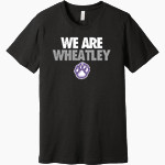 PHILLIS WHEATLEY HIGH SCHOOL WILDCATS <span class="pdp-name-mascot">WHEATLEY WILDCATS</span> BELLA+CANVAS Unisex Heather CVC Short Sleeve Tee Front Thumbnail