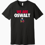 Oswalt Eagles <span class="pdp-name-mascot">Oswalt Academy Eagles</span> BELLA+CANVAS Unisex Heather CVC Short Sleeve Tee Front Thumbnail