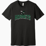 PROCTOR ACADEMY HORNETS <span class="pdp-name-mascot">PROCTOR ACADEMY HORNETS</span> BELLA+CANVAS Unisex Heather CVC Short Sleeve Tee Front Thumbnail