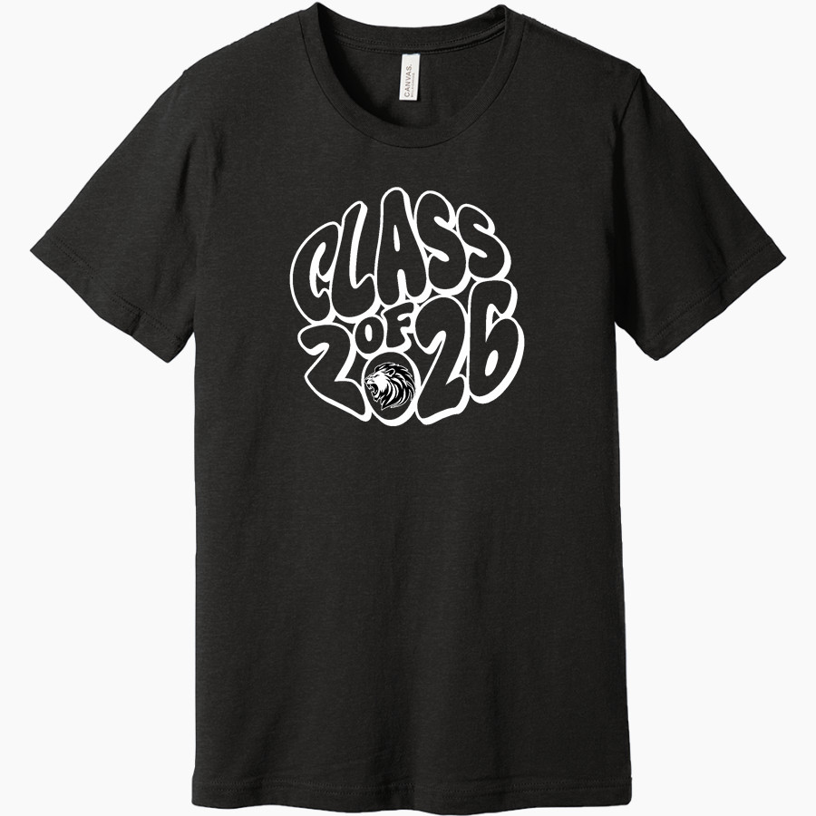 FAITH CHRISTIAN ACADEMY LIONS <span class="pdp-name-mascot">FAITH LIONS</span> BELLA+CANVAS Unisex Heather CVC Short Sleeve Tee