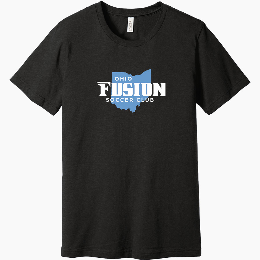 Ohio Fusion Soccer Club BELLA+CANVAS Unisex Heather CVC Short Sleeve Tee