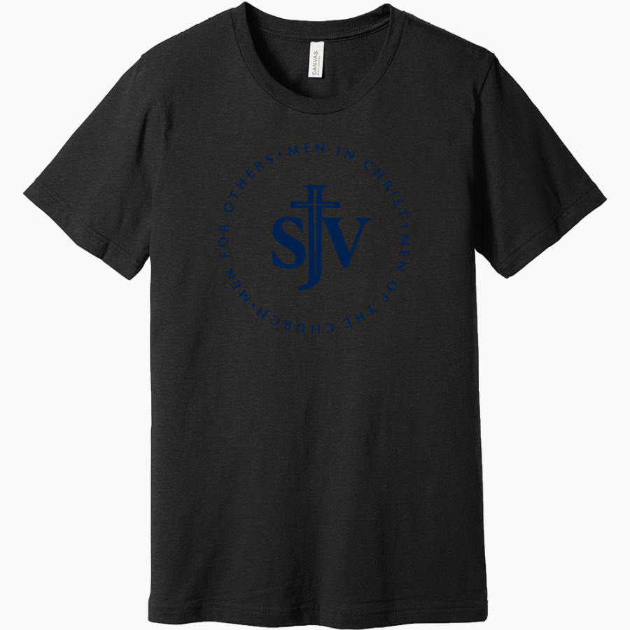Saint John Vianney Saint John Vianney <span class="pdp-name-mascot">Saint John Vianney College Seminary</span> BELLA+CANVAS Unisex Heather CVC Short Sleeve Tee