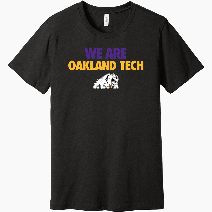 OAKLAND TECHNICAL HIGH SCHOOL BULLDOGS <span class="pdp-name-mascot">OAKLAND BULLDOGS</span> BELLA+CANVAS Unisex Heather CVC Short Sleeve Tee