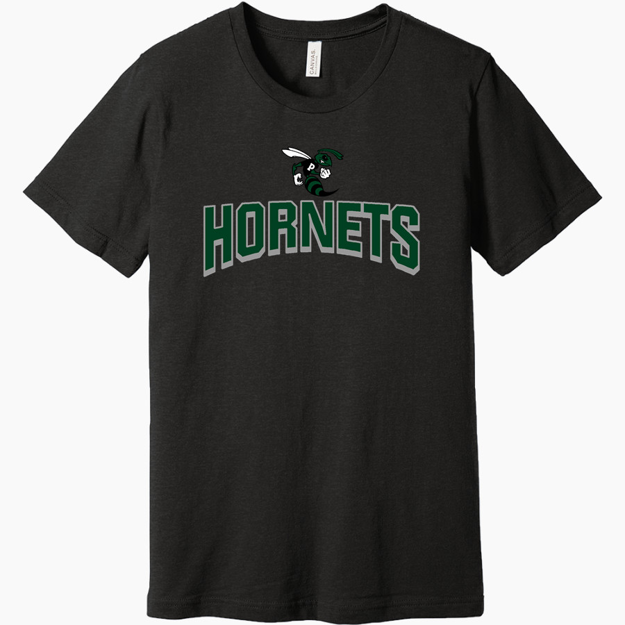 PROCTOR ACADEMY HORNETS <span class="pdp-name-mascot">PROCTOR ACADEMY HORNETS</span> BELLA+CANVAS Unisex Heather CVC Short Sleeve Tee