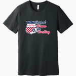 National Wrestling Coaches Association <span class="pdp-name-mascot">NWCA</span> BELLA+CANVAS Unisex Heather CVC Short Sleeve Tee Front Thumbnail