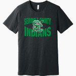 SEMINOLE COUNTY HIGH SCHOOL INDIANS BELLA+CANVAS Unisex Heather CVC Short Sleeve Tee Front Thumbnail