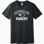 REYNOLDS HIGH SCHOOL RAIDERS <span class="pdp-name-mascot">REYNOLDS RAIDERS</span> BELLA+CANVAS Unisex Heather CVC Short Sleeve Tee Front Thumbnail