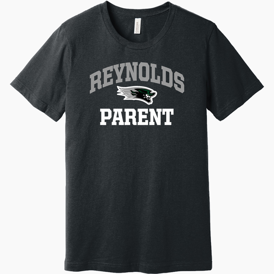 REYNOLDS HIGH SCHOOL RAIDERS <span class="pdp-name-mascot">REYNOLDS RAIDERS</span> BELLA+CANVAS Unisex Heather CVC Short Sleeve Tee