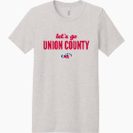 UNION COUNTY HIGH SCHOOL PATRIOTS <span class="pdp-name-mascot">UNION COUNTY PATRIOTS</span> BELLA+CANVAS Unisex Heather CVC Short Sleeve Tee Front Thumbnail