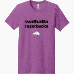 WALHALLA HIGH SCHOOL RAZORBACKS <span class="pdp-name-mascot">WALHALLA RAZORBACKS</span> BELLA+CANVAS Unisex Heather CVC Short Sleeve Tee Front Thumbnail