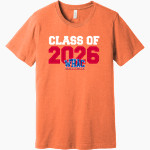 WOLVERINE-HOOSIER ATHLETIC CONFERENCE <span class="pdp-name-mascot">WOLVERINE-HOOSIER ATHLETIC CONFERENCE</span> BELLA+CANVAS Unisex Heather CVC Short Sleeve Tee Front Thumbnail