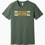 Essex County Wolverines BELLA+CANVAS Unisex Heather CVC Short Sleeve Tee Front Thumbnail