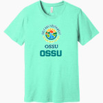 OSSU BELLA+CANVAS Unisex Heather CVC Short Sleeve Tee Front Thumbnail