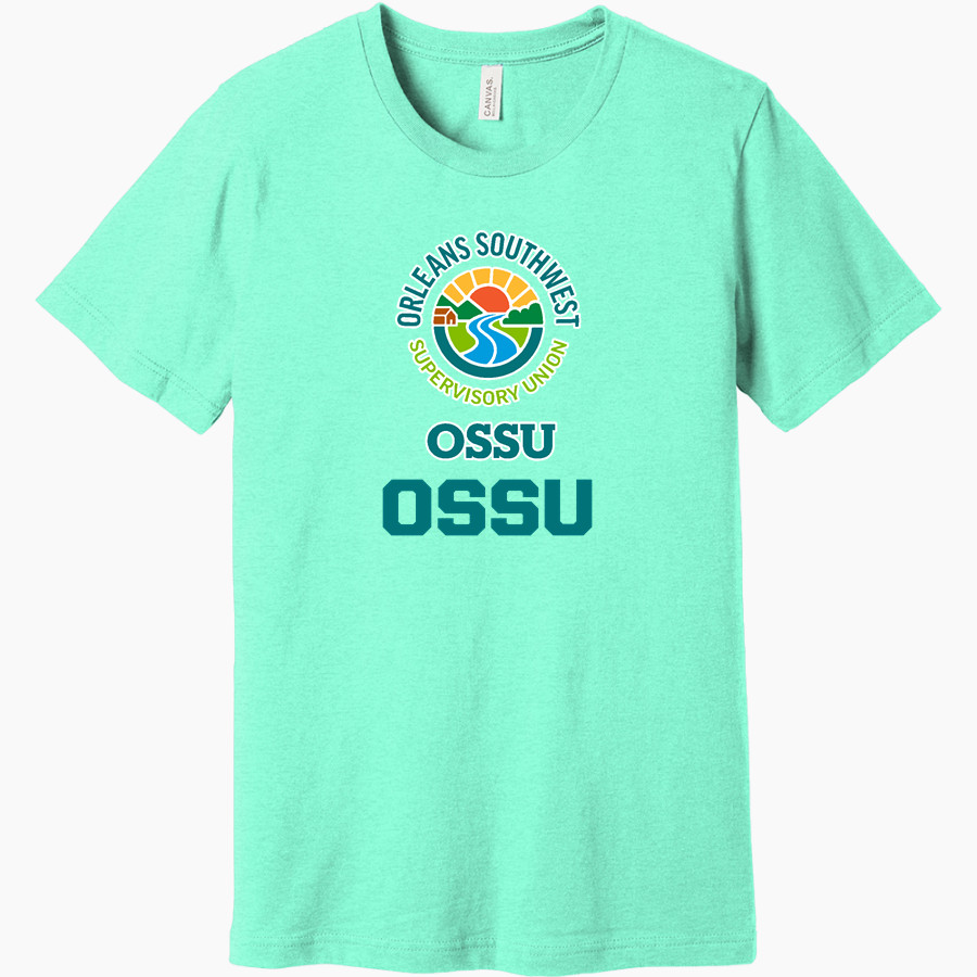 OSSU BELLA+CANVAS Unisex Heather CVC Short Sleeve Tee