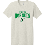 EUREKA HIGH SCHOOL HORNETS <span class="pdp-name-mascot">EUREKA HORNETS</span> BELLA+CANVAS Unisex Heather CVC Short Sleeve Tee Front Thumbnail