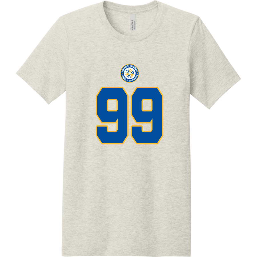 N.E.W. School of Innovation <span class="pdp-name-mascot">N.E.W. Innovation Suns</span> BELLA+CANVAS Unisex Heather CVC Short Sleeve Tee