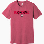 Alpharetta Youth Baseball Alpharetta <span class="pdp-name-mascot">Alpharetta Youth Baseball Association</span> BELLA+CANVAS Unisex Heather CVC Short Sleeve Tee Front Thumbnail