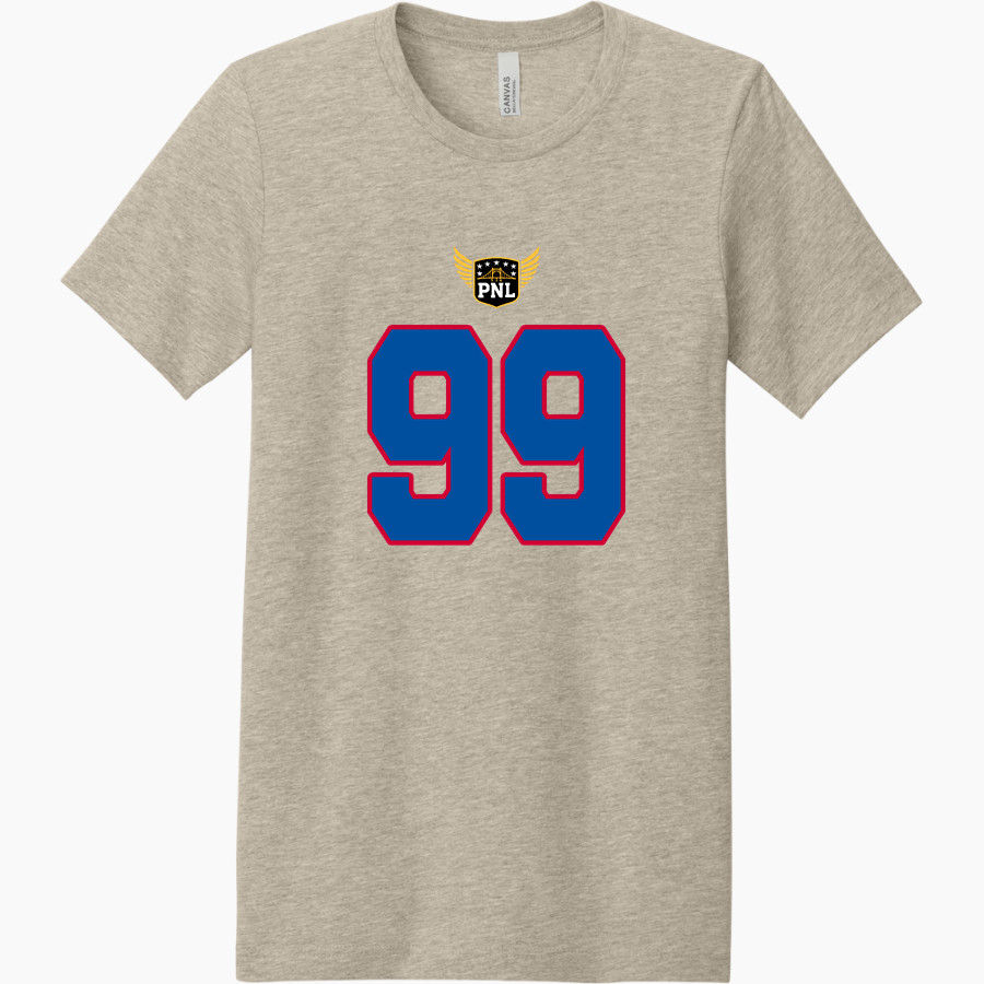 PITTSBURGH NATIONAL LEAGUE PITTSBURGH NATIONAL <span class="pdp-name-mascot">PITTSBURGH NATIONAL LEAGUE</span> BELLA+CANVAS Unisex Heather CVC Short Sleeve Tee